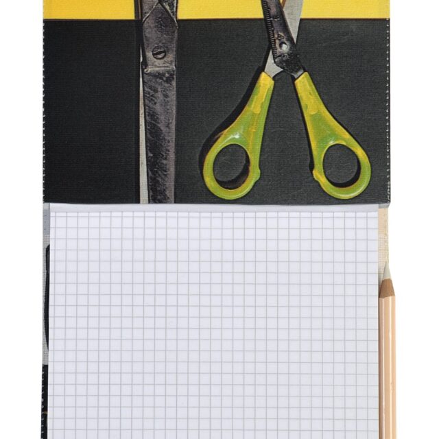 Maron Bouillie - Housse de bloc note La bricole Jaune et noir - Maron Bouillie Paris