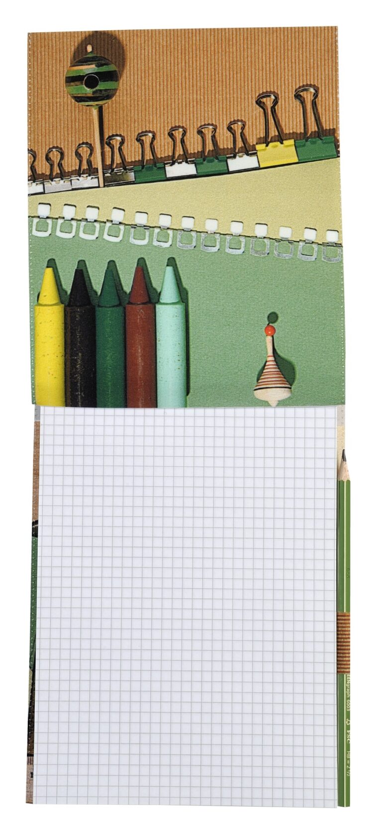 Maron Bouillie - Housse de bloc note La bricole Nature - Maron Bouillie Paris
