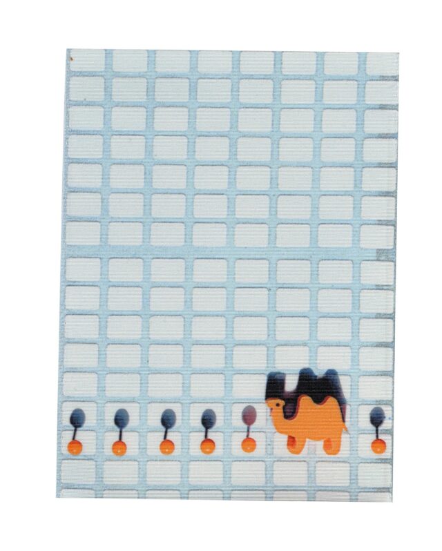 Maron Bouillie - Housse de bloc note La bricole Orange et bleu - Maron Bouillie Paris