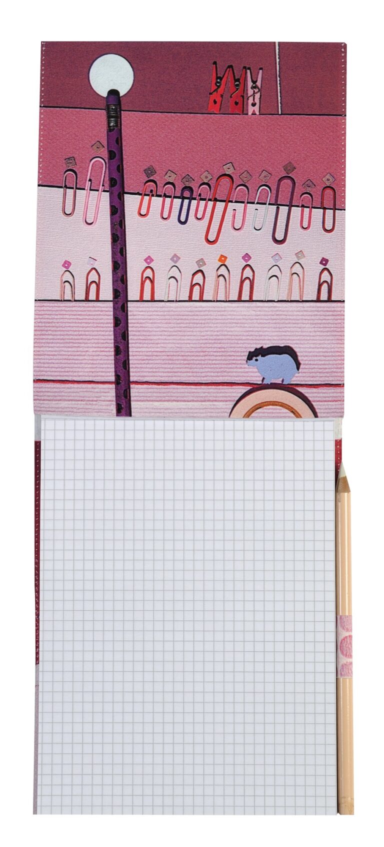 Maron Bouillie - Housse de bloc note La bricole Rose - Maron Bouillie Paris