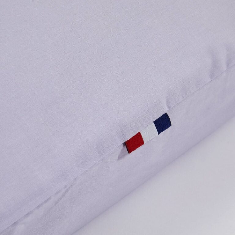 Atelier Morphée - Housse de traversin plat lilas (Lot de 2)