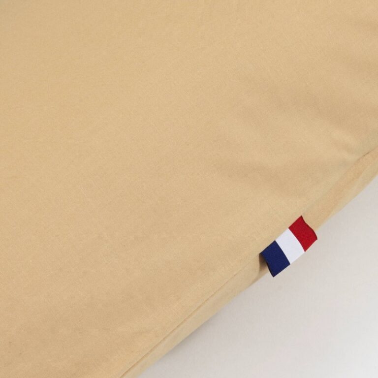 Atelier Morphée - Housse de traversin plat noisette (Lot de 2)