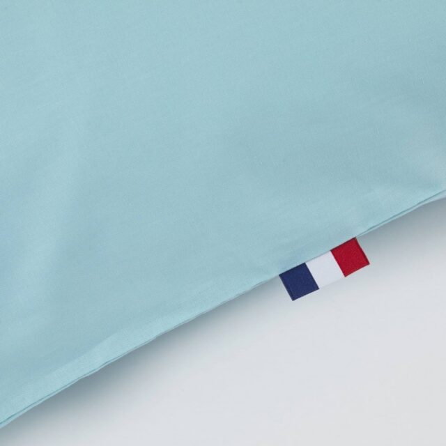 Atelier Morphée - Housse pour oreiller bleu (Lot de 2)