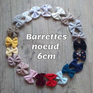 La Fabrique À DeDeuh - Barrette a l’unité nœud 6cm