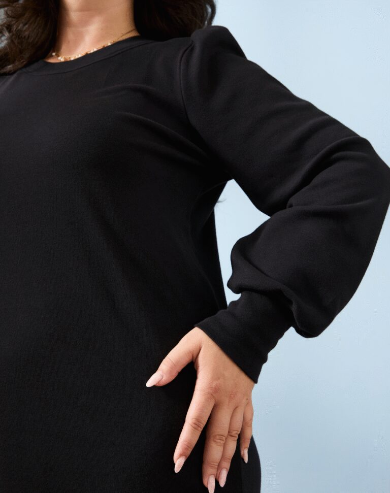 Lemahieu - La petite robe manches longues - Noire - Femme