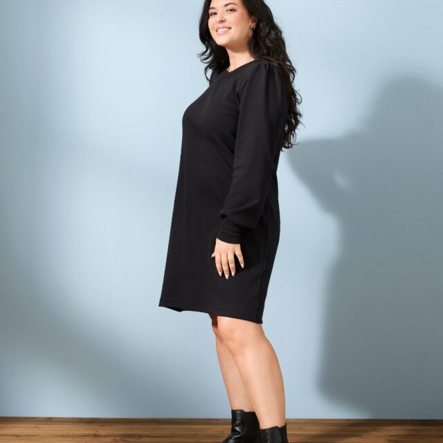 Lemahieu - La petite robe manches longues - Noire - Femme