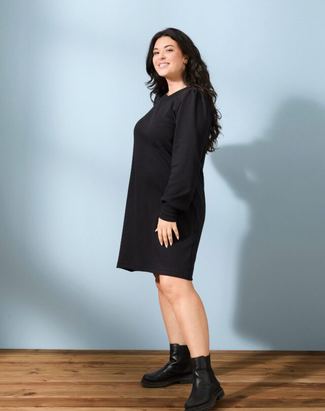 Lemahieu - La petite robe manches longues - Noire - Femme