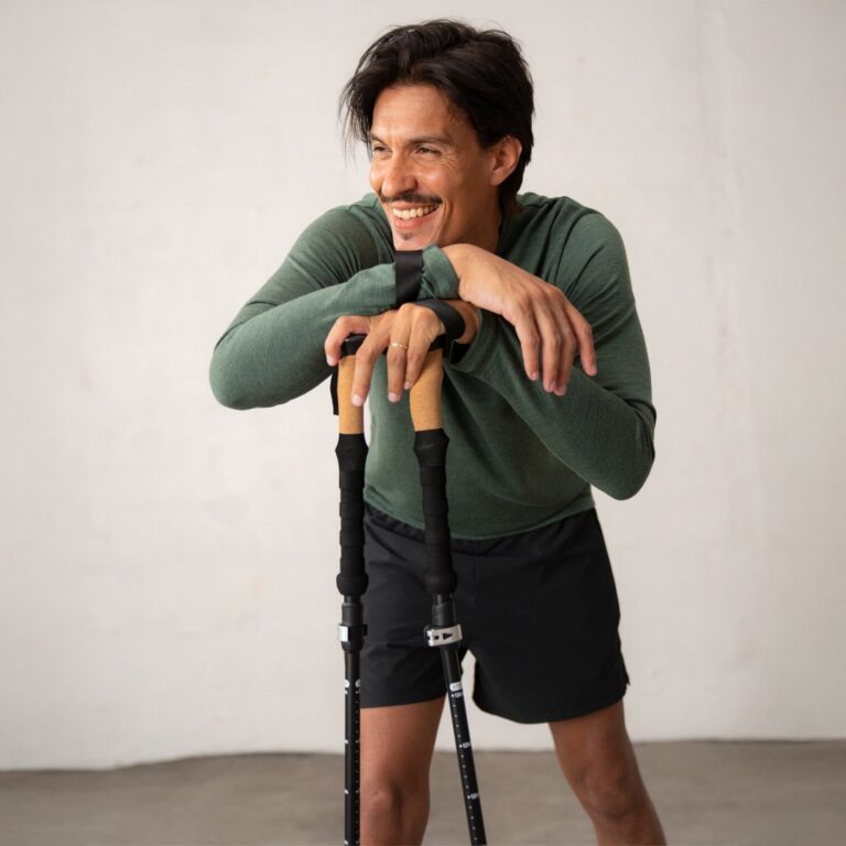 Le t-shirt Propre - Le t-shirt en Laine Mérinos Manches Longues - Vert