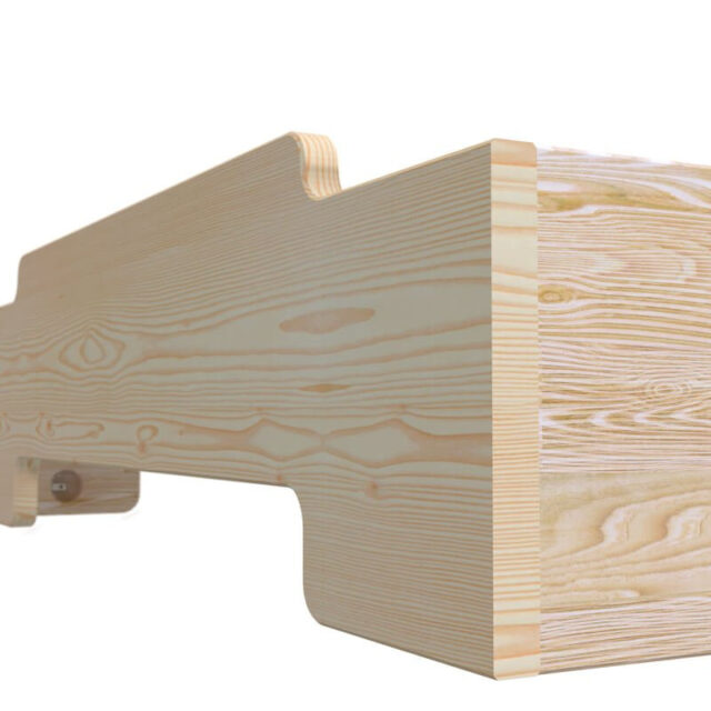 ABC MEUBLES - Lit Empilable 80x200 - 1 place en Bois Massif