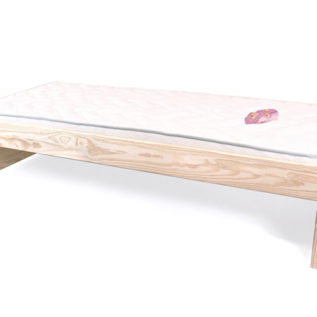 ABC MEUBLES - Lit Gigogne 90x200 Maxi en bois + tiroirs de rangement