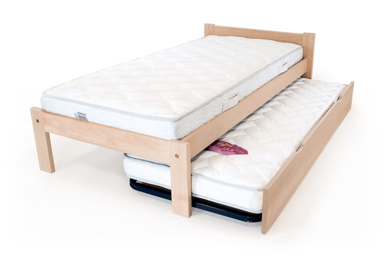 ABC MEUBLES - Lit 90x190 enfant en bois hêtre Simply