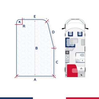 Matelas pour caravane central Joséphine par la marque L’Atelier de Morphée L’Atelier de Morphée - Matelas pour caravane central Joséphine