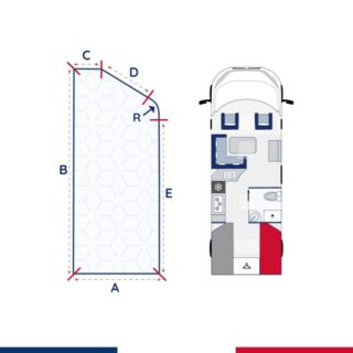 L’Atelier de Morphée - Matelas camping car lit jumeau Leontine (Droite)