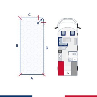 L’Atelier de Morphée - Matelas Raymond pour lit jumeau camping car (Gauche)