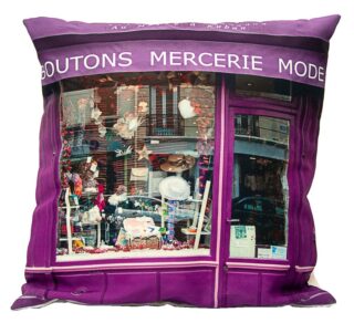 Maron Bouillie - Housse de coussin Paris – Mercerie Au mètre à ruban