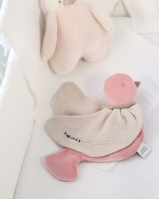 Pamplemousse Peluches - Doudou Oiseau Lavande Rose