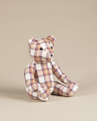 Peluche en tissu Ours Ecossais par la marque Pamplemousse Peluches Pamplemousse Peluches - Peluche en tissu Ours Ecossais