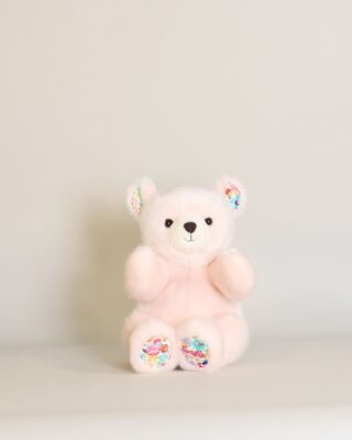 Pamplemousse Peluches - Peluche Petit Ours Robert Rose Liberty