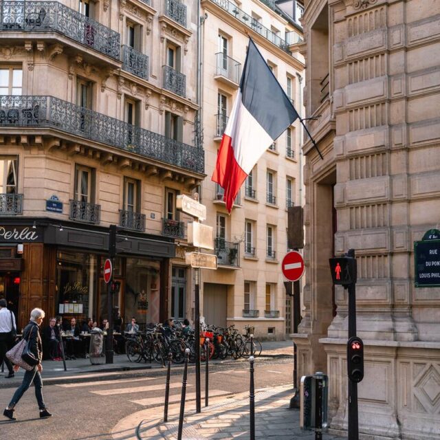 Le Sou Français - Porte-clés - Le navigateur bleu marine