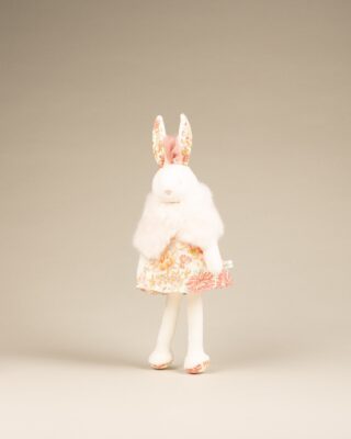 Pamplemousse Peluches - Poupée en tissu Colette  Liberty Rose