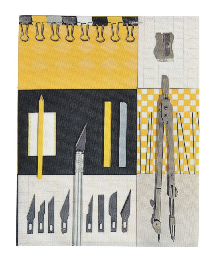Maron Bouillie - Protège-cahier La bricole Jaune et noir - Maron Bouillie Paris