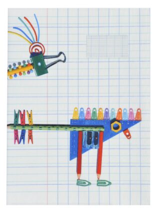 Maron Bouillie - Protège-cahier La bricole Multicolore  Maron Bouillie Paris