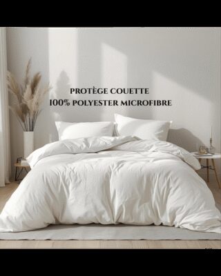 Blanc de Gérardmer - Protège couette Imperméable 100% polyester microfibre