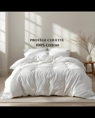 Blanc de Gérardmer - Protège couette 100% coton