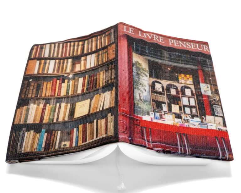 Maron Bouillie - Protège livre le livre penseur Paris rétro - Maron Bouillie