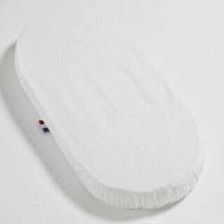 Protège-matelas pour couffin ovale par la marque L’Atelier de Morphée L’Atelier de Morphée - Protège-matelas pour couffin ovale