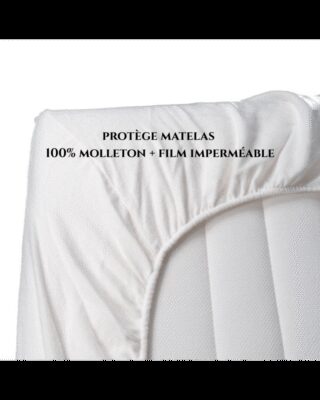 Blanc de Gérardmer - Protège matelas 100% molleton imperméable