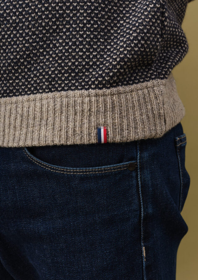 Montlimart - PULL ALENTOUR ANTHRA/GRIS/MARINE