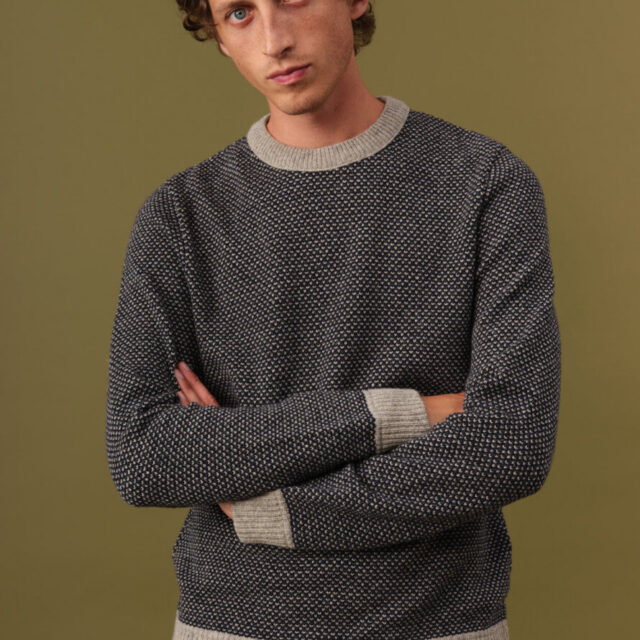 Montlimart - PULL ALENTOUR ANTHRA/GRIS/MARINE