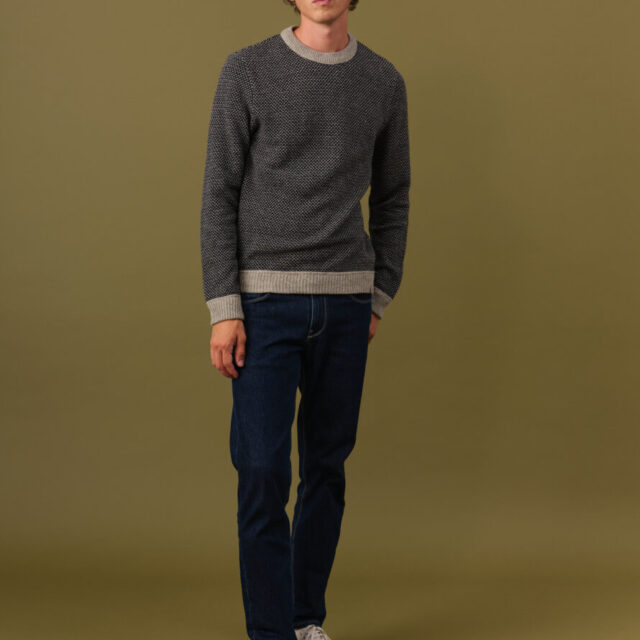 Montlimart - PULL ALENTOUR ANTHRA/GRIS/MARINE