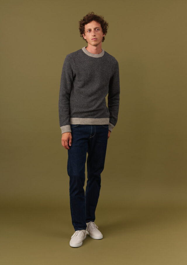 Montlimart - PULL ALENTOUR ANTHRA/GRIS/MARINE