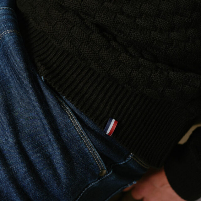 Montlimart - PULL DAMIER NOIR