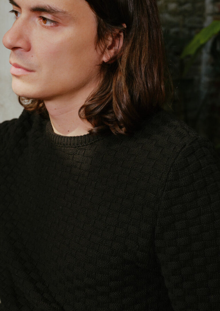 Montlimart - PULL DAMIER NOIR