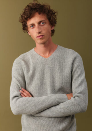 Pull Libre Gris Clair par la marque Montlimart Montlimart - Pull Libre Gris Clair