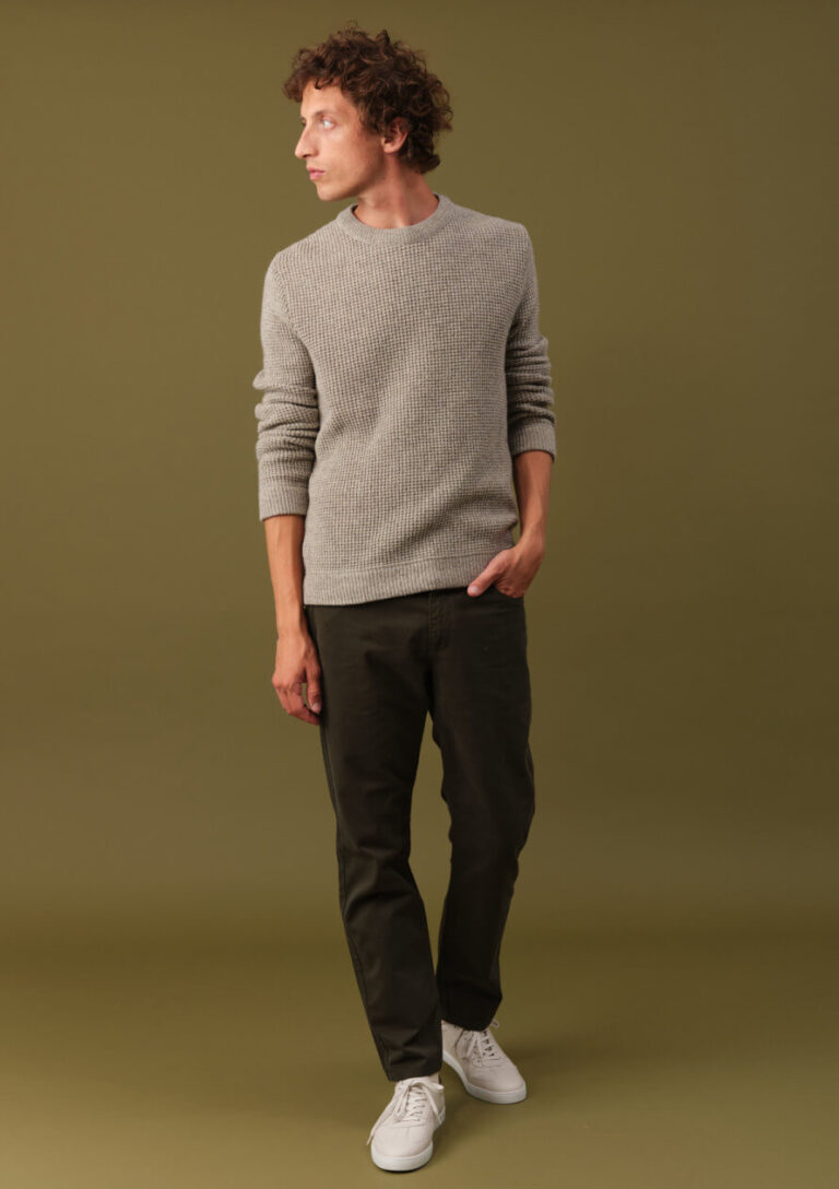 Montlimart - PULL ORIGINE GRIS CLAIR