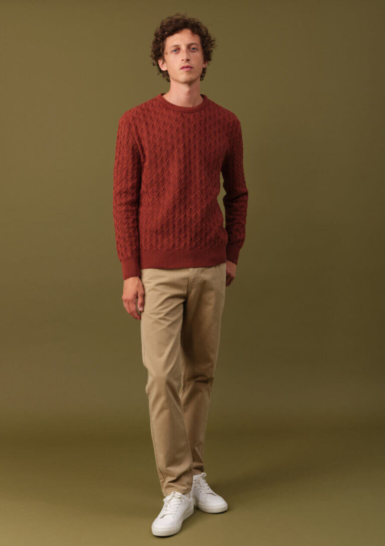 Montlimart - PULL TOMETTE TERRACOTTA