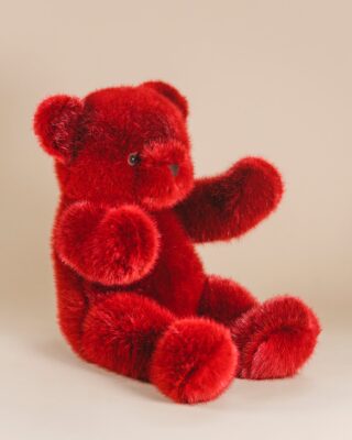 Peluche Ours Robert Rouge par la marque Pamplemousse Peluches Pamplemousse Peluches - Peluche Ours Robert Rouge