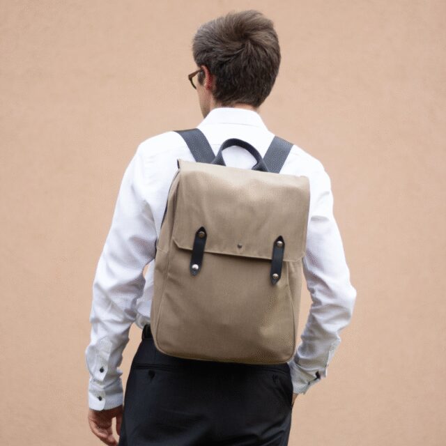 Saint-Lazare - Sac à dos Made in France - Paul beige