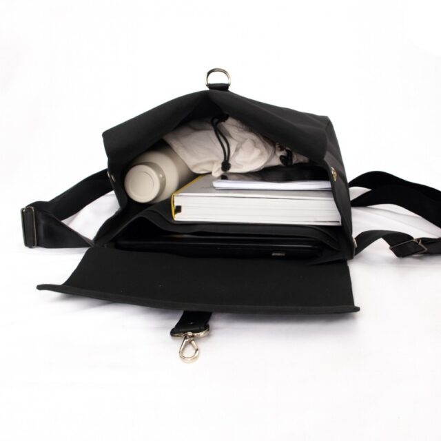 Saint-Lazare - Sac à dos Made in France - Jack noir & vert