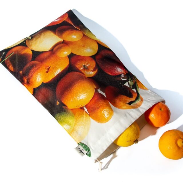 Maron Bouillie - Sac réutilisable pour le vrac - sac Agrumes - Maron Bouillie