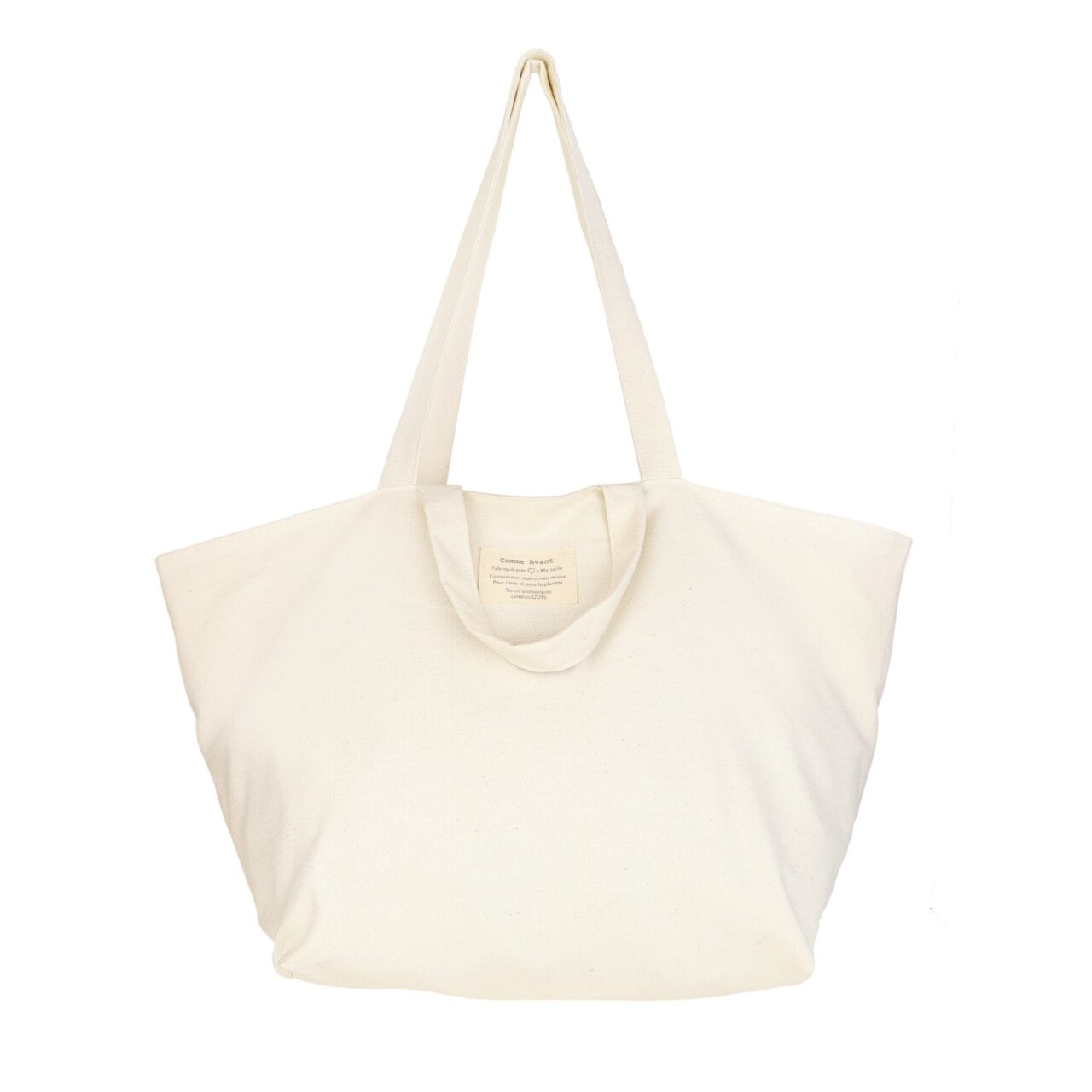 sac cabas en coton packshot Comme Avant - Sac cabas en coton - Version 1