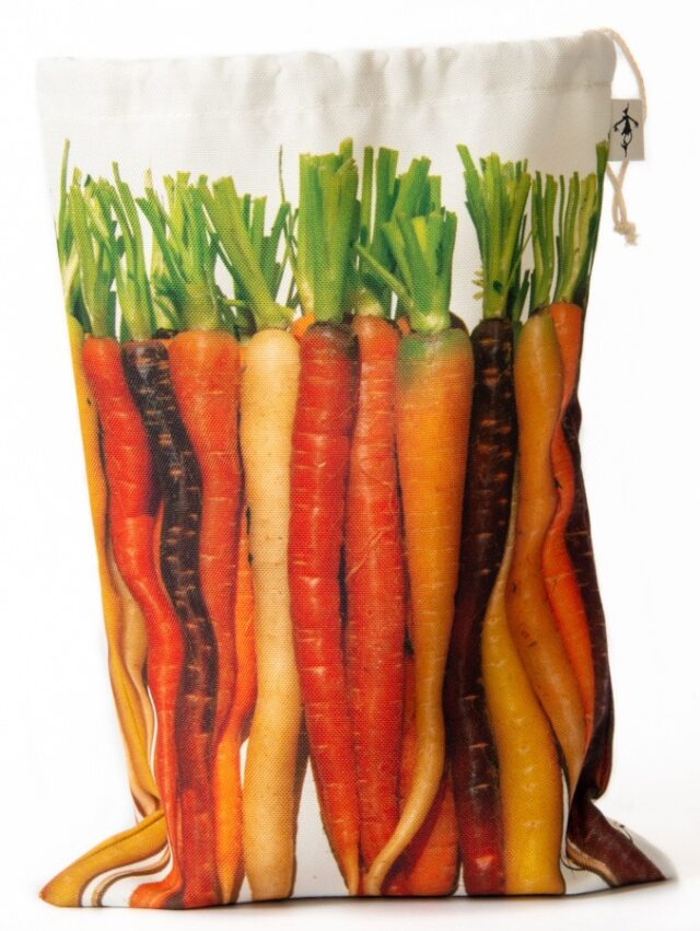 Maron Bouillie - Sac réutilisable pour le vrac - sac Carottes - Maron Bouillie