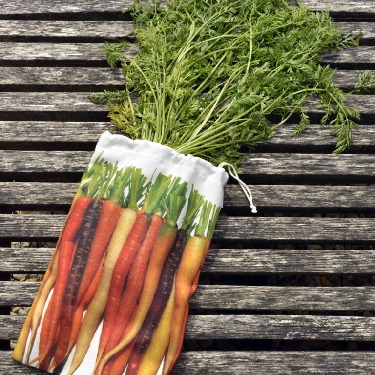 Maron Bouillie - Sac réutilisable pour le vrac - sac Carottes - Maron Bouillie
