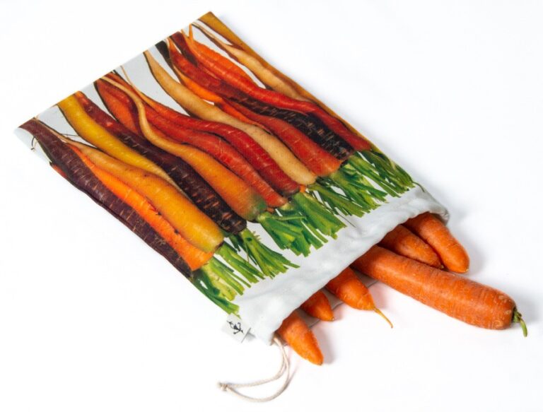 Maron Bouillie - Sac réutilisable pour le vrac - sac Carottes - Maron Bouillie