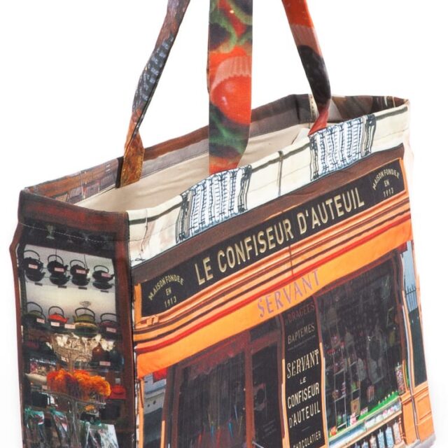 Maron Bouillie - Sac Cabas Paris rétro Le Confiseur d'Auteuil Maron Bouillie