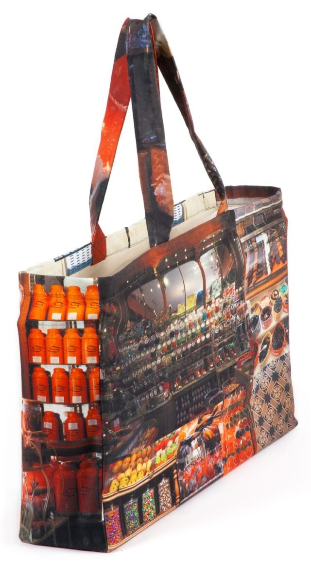 Maron Bouillie - Sac Cabas Paris rétro Le Confiseur d'Auteuil Maron Bouillie